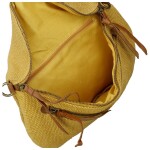 Trendy dámská textilní ledvinka Lena, žlutá