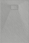 MEXEN - Hugo brodzik prostokątny SMC 110 x 70, szary 42617011