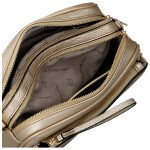 Stylová dámská koženková crossbody kabelka Aliana, zlatá