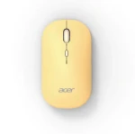 Acer AMR130 žlutá / Bezdrátová myš / Ergonomická optická / 1600 DPI / USB + Bluetooth 5.2 (GP.MCE11.04B)