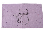 Prostírání - kočka / fialové