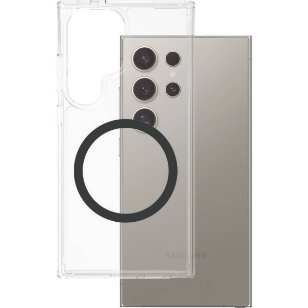 PanzerGlass CARE Flagship Urban Combat zadní kryt na mobil Samsung Galaxy S25 Ultra transparentní, černá 1552552, odolné vůči nárazům CRRFUBQG38488
