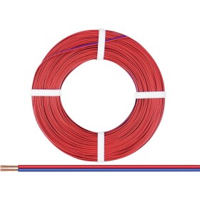 Donau Elektronik 218-02-25 lanko/ licna 2 x 0.14 mm² červená, modrá 25 m
