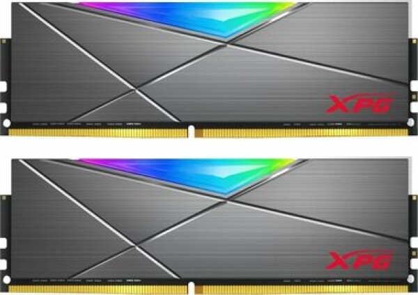 ADATA XPG Spectrix D50 RGB 32GB (2x16GB) 3200MHz šedá / DIMM / DDR4 / CL16-20-20 / 1.35V / XMP (AX4U320016G16A-DT50)