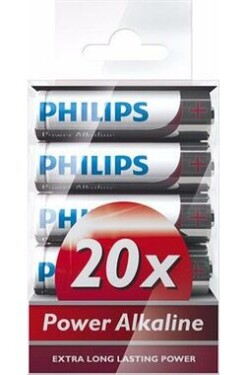 Philips baterie AA Power Alkaline - 20ks (LR6P20T/10)