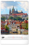 Nástěnný kalendář 2027 Notique Praha, 33 x 46 cm