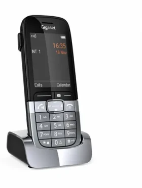 Gigaset SL850H Pro titanová / DECT bezdrátový telefon / nabíjecí základna / Bluetooth / HD hlas (S30852-H3175-R102)