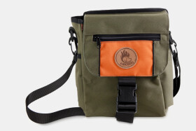 Mini dummy taška DeLuxe, khaki/oranžová, Firedog