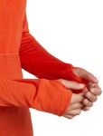 ICEBREAKER Wmns Mer 200 Realfleece Descender LS Half Z, Fervid (vzorek) velikost: S
