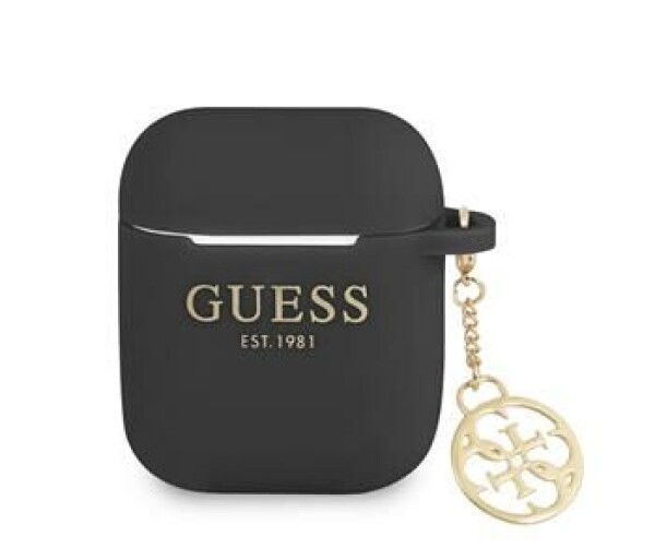 Guess 4G Charm Silikonové Pouzdro pro Airpods 1/2 GUA2LSC4EK