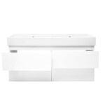 Koupelnová skříňka s umyvadlem SAT B-Way 119x50x45 cm bílá lesk BWAY2120WU2BI BWAY2120WU2BI