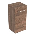 GEBERIT - Selnova Square Boční skříňka 65x33x30 cm, 1 dvířka, ořech hickory 501.274.00.1