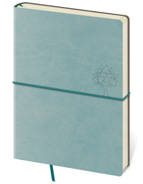 Zápisník linkovaný Helma A5 - Flexio Olive