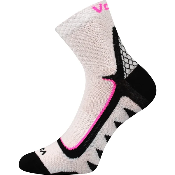 VOXX Ponožky sportovní slabé KRYPTOX bílé (3 páry) 35-38 111194