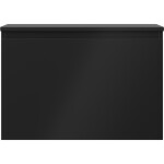 MEXEN/S - Orio koupelnová skříňka pod umyvadlo 70 cm s deskou, 1 šuplík, černá mat 91A10-07047-1-BFC71