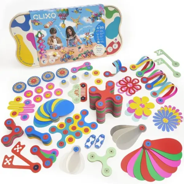 CLIXO Family - magnetická stavebnice 150 kusů