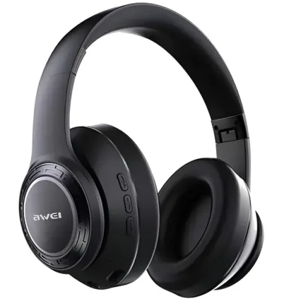 AWEI A300BL černá / Bezdrátová sluchátka / Bluetooth 5.3 / RGB podsvícení (A300BL)