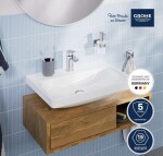 GROHE - Euro Ceramic Umyvadlo 60x47 cm, bez přepadu, otvor pro baterii, alpská bílá 102418SH00