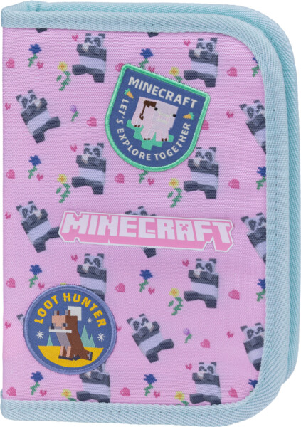 Školní penál jednopatrový Minecraft Panda