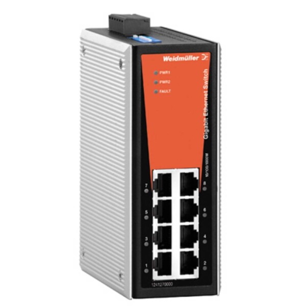 Weidmüller 1241270000 IE-SW-VL08-8GT průmyslový ethernetový switch