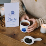 Bella Rose Sypaný černý čaj vrabčáka Earla – 100 g, modrá barva, papír