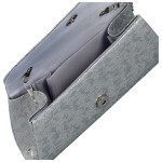 Stylové dámské psaníčko Michelle Moon Poppi, stříbrné