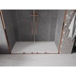 MEXEN/S - Velar L Duo posuvné sprchové dveře 180, transparent, růžové zlato 871-180-003-02-60
