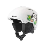 Qunature Dětská lyžařská helma Panda 54-58 cm bílá / Helma / S chrániči uší / Lyžování a snowboarding
