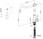 VILLEROY & BOCH - Dřezová baterie Avia 2.0 Anthracite 92400005