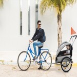 Malatec ML 14746 Vozík za kolo jogger 3v1 LED černošedý