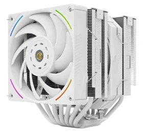 THERMALRIGHT Royal Pretor 130 Ultra bílá / Chladič procesoru / Intel + AMD / 130 mm / 29.4 dBA / 2150 rpm (Royal Pretor 130 Ultra White)