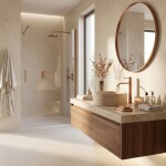 REA - Umyvadlová baterie Venti Brush Copper vysoká REA-B9783