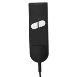 Polohovací křeslo, elektrické kabelové ovládání, krémová, látka, TV-5482 CRM2