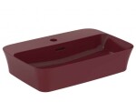 IDEAL STANDARD - Ipalyss Umyvadlo na desku, 55x38 cm, s přepadem, otvor pro baterii, Pomegranate E2077V6