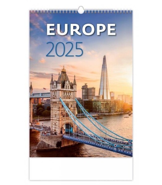 Kalendář nástěnný 2025 Europe