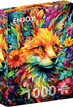 Puzzle Květinová liška 1000 dílků