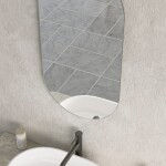 Erga Oval, oválné zrcadlo 40x80cm, ERG-V01-OVAL-4080-CL