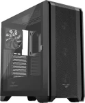 PREYON Nest Windy černá / ATX / USB-A 3.0 /USB-A 2.0 / USB-C / 4x 120mm / bez zdroje / průhledná bočnice (PRENW04B)