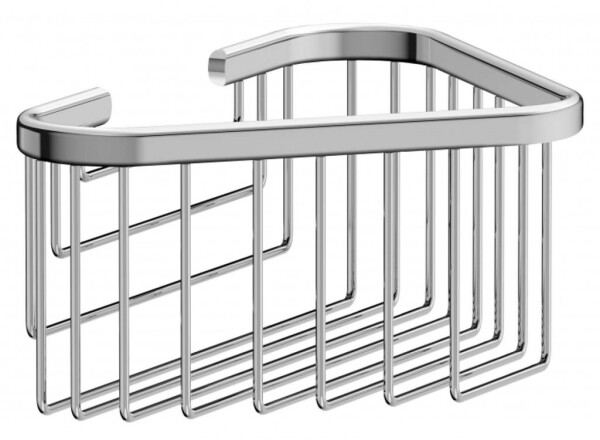 DURAVIT - Karree Drátěná polička, rohová, chrom 0099731000