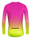 Dres FORCE MTB ANGLE dámský, dlouhý rukáv, růžovo-fluo