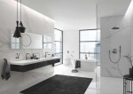 GROHE - Essence Vanová baterie do podlahy, kartáčovaný tmavý grafit 23491AL1