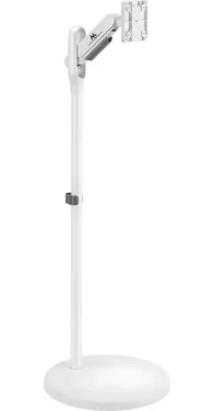 Maclean MC-970W bílá / Mobilní podlahový stojan pro TV / 17-35" / plynová pružina / nosnost 2-10 kg (MC-970)