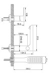 INVENA - 3-otvorová vanová baterie DOKOS bílá BW-19-S02-V