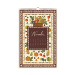 Rifle Paper Co. Nástěnný kalendář Flora 2026, multi barva, papír