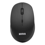 Marvo WM103BK černá / Bezdrátová optická myš / 1600 DPI / 2.4GHz USB přijímač (WM103BK)