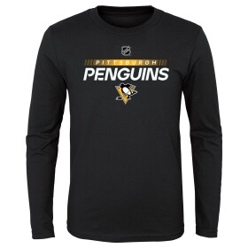 Outerstuff Dětské Tričko Pittsburgh Penguins Apro Prime Ls Tee Velikost: Dětské let)