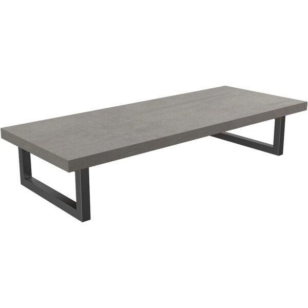 CERANO - Deska pod umyvadlo Navira Pro + podpěrná konzole - betonově šedá - 70x46x3,6 CER-6061166