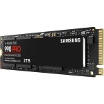 SAMSUNG 990 PRO 2TB / SSD / M.2 NVMe PCI-E 4.0 / TLC / R:7450 MBps / W:6900 MBps / IOPS: 1400K1550K / MTBF 1.5mh / 5y (MZ-V9P2T0BW)