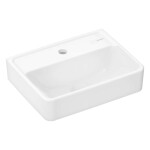 HANSGROHE - Xanuia Q Umývátko 45x34 cm, bez přepadu, otvor pro baterii, bílá 60230450