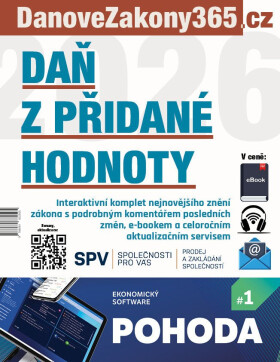 Daň z přidané hodnoty 2026 s komentářem změn